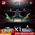 2015 neue RC Drohne UFO Beruf JJRC X1 mit BRUSHLESS MOTOR RC kopflosen Modus 6-Achsen-Gyro Brushless UFO Drohne